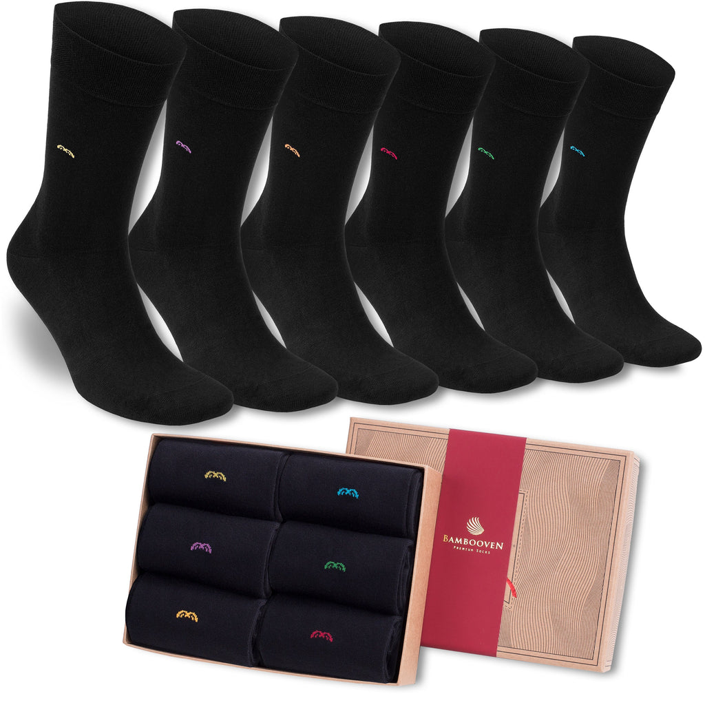 Men’s Bamboo Dress & Trouser Socks 6-Pack - 635