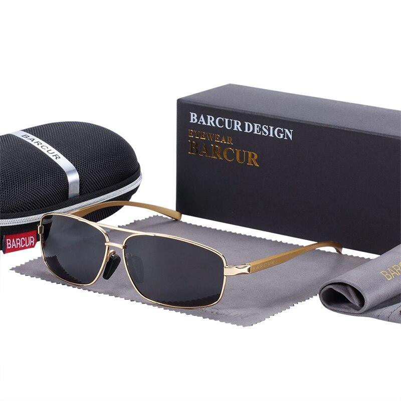 Luxury Rectangle Polarized Sunglasses For Men