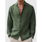 Long Sleeve Men's Striped Shirt