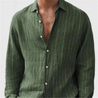 Long Sleeve Men's Striped Shirt