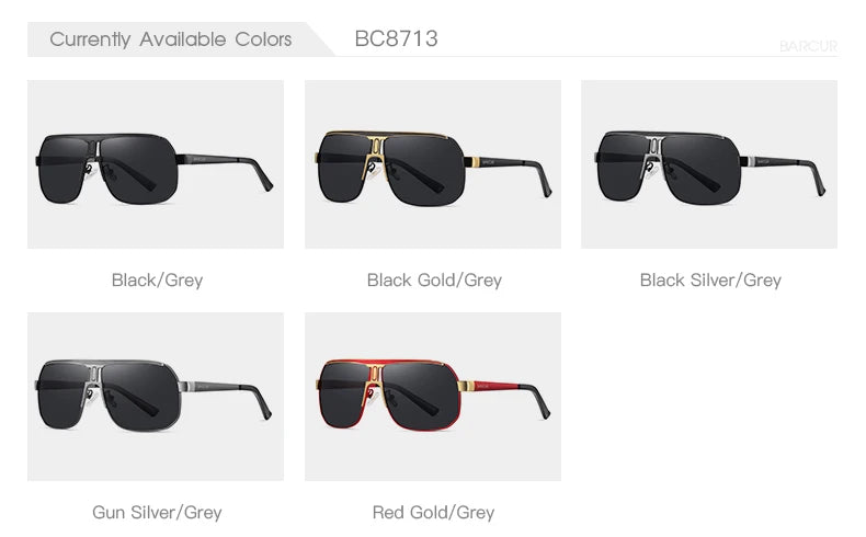 BARCUR Polarized Sports Sunglasses for Men
