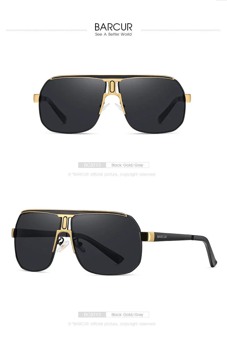 BARCUR Polarized Sports Sunglasses for Men