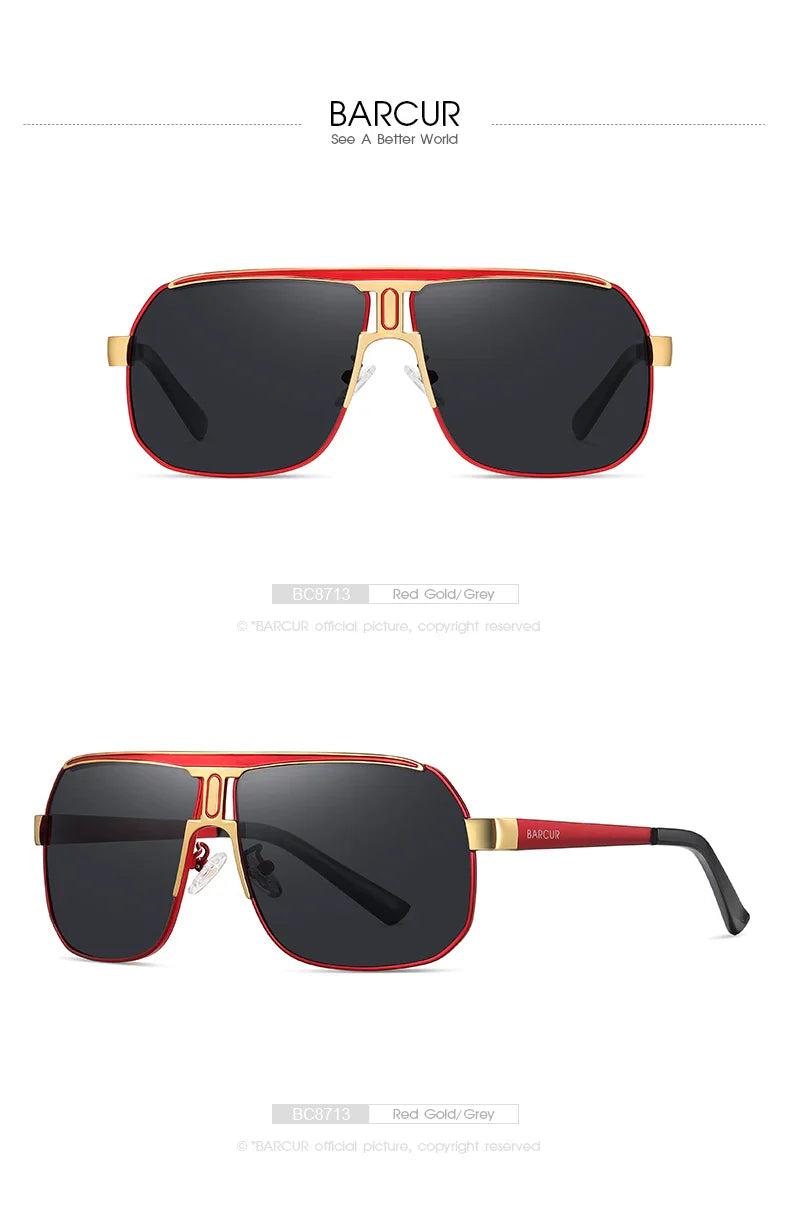 BARCUR Polarized Sports Sunglasses for Men