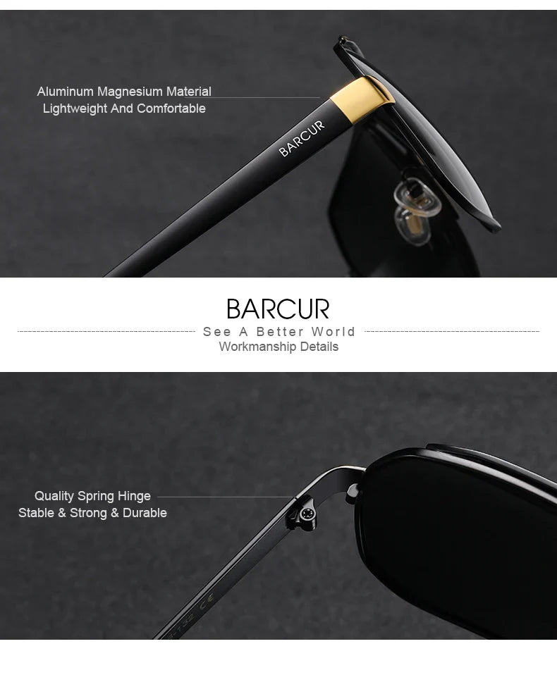 BARCUR Polarized Sports Sunglasses for Men