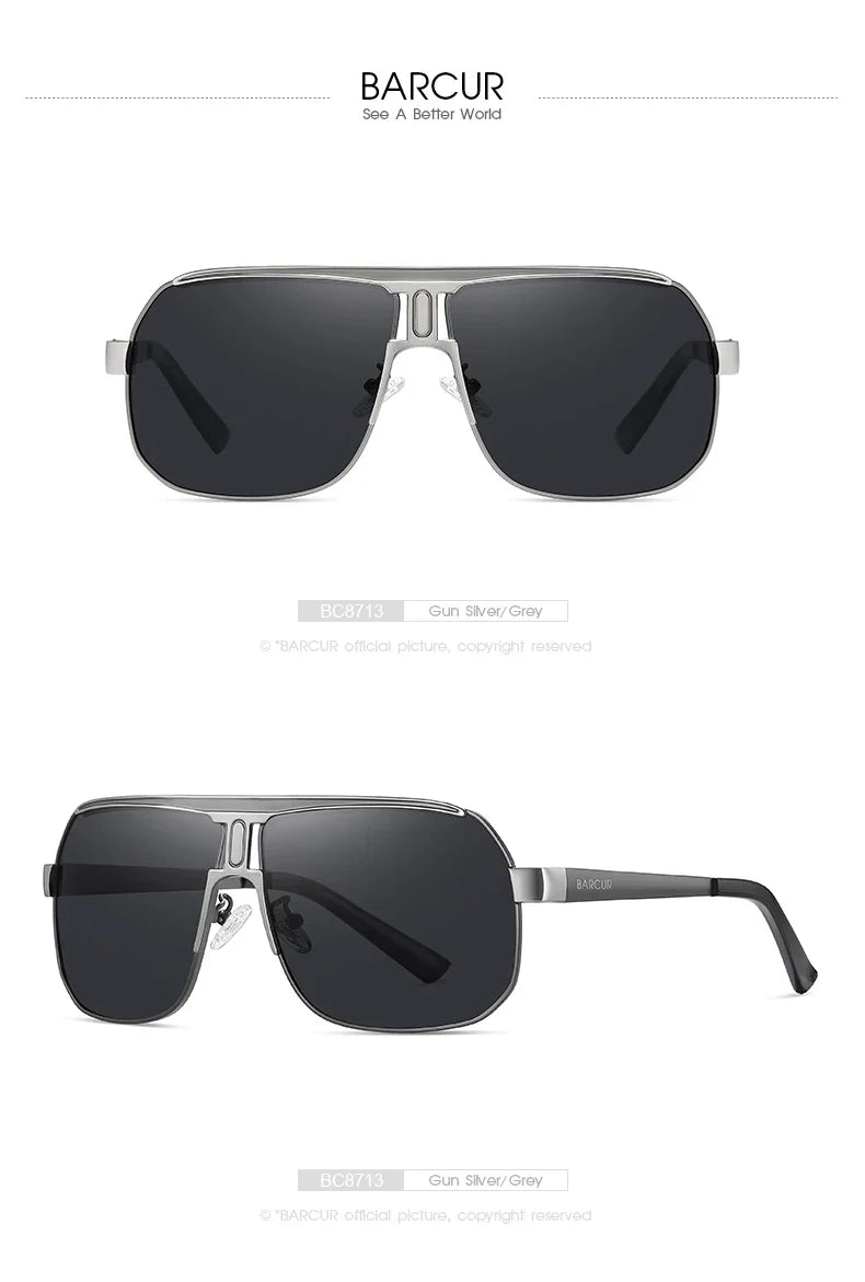 BARCUR Polarized Sports Sunglasses for Men