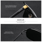 BARCUR Polarized Sports Sunglasses for Men
