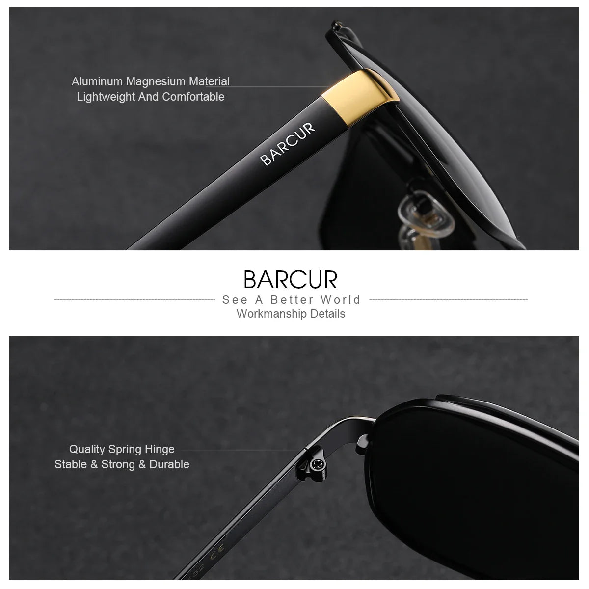 BARCUR Polarized Sports Sunglasses for Men