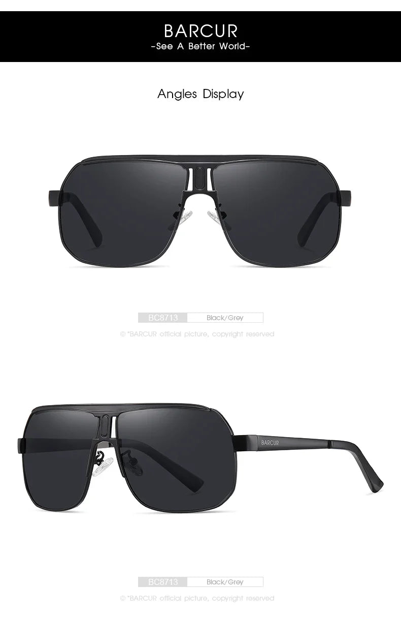 BARCUR Polarized Sports Sunglasses for Men