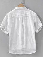 Men's Striped Short Sleeve Shirt
