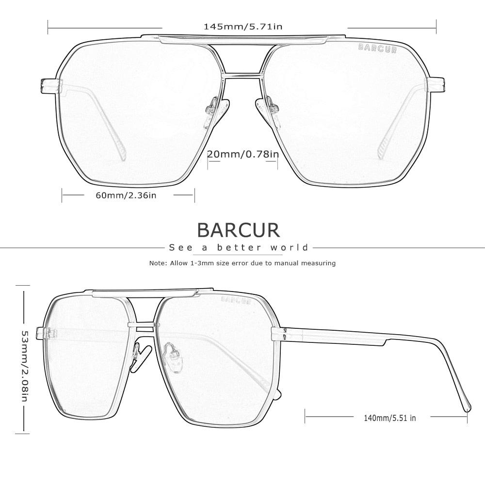 Vintage Oversized Men's Sunglasses